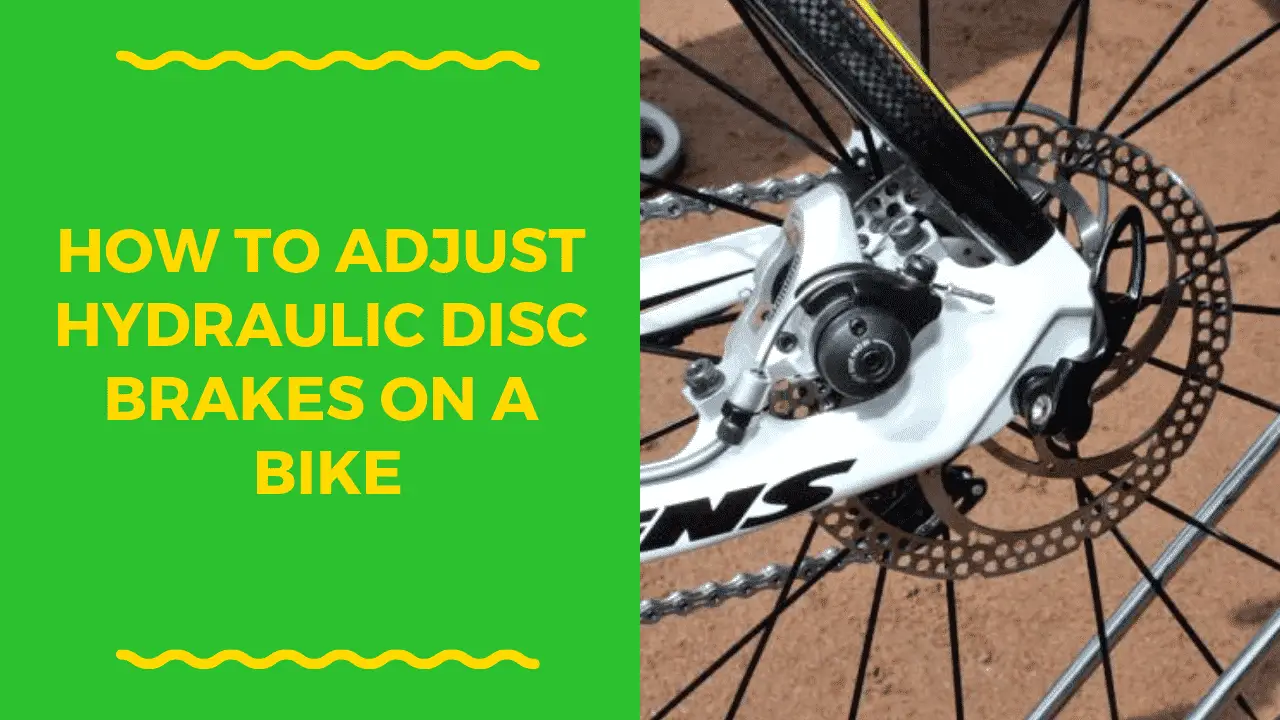 tightening disc brakes on bike