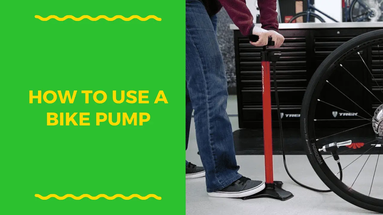 using a bicycle pump