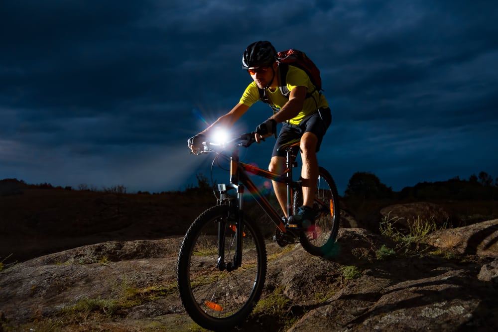 be visible with bike lights